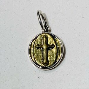 Waxing Poetic Silver (925) Cross Necklace Pendant